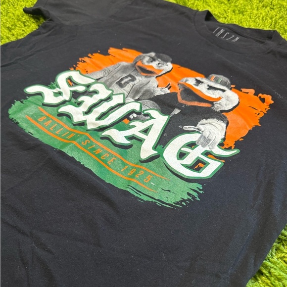 Miami Hurricanes “Swag” Graphic T shirt - Picture 2 of 3